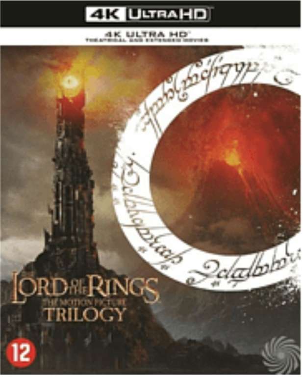 Lord of the Rings Trilogy 4K Ultra HD Blu-Ray