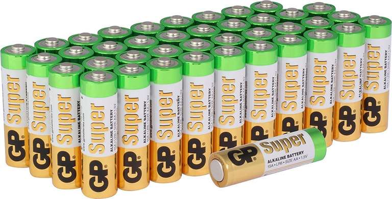 GP Super alkaline batterijen | AA | Bulk 40 Pack
