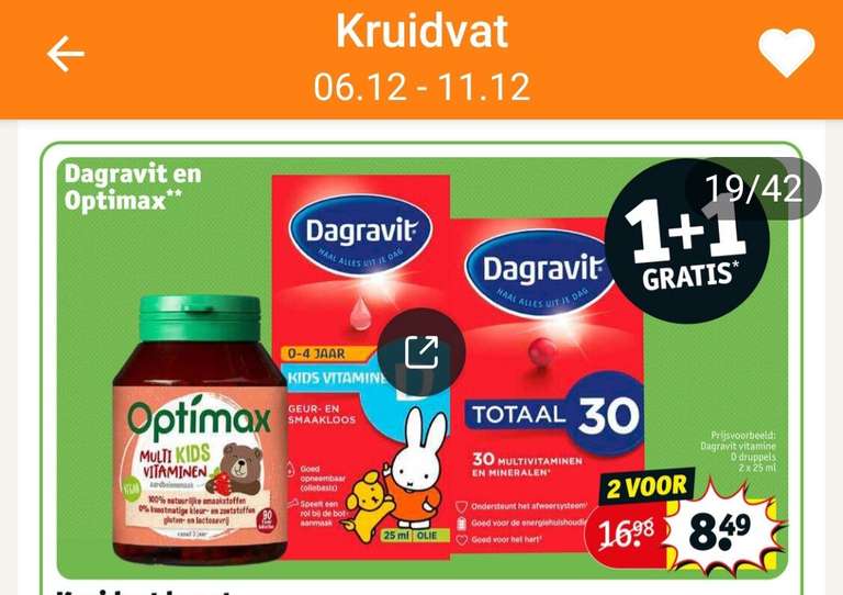 Dagravit & Optimax 1+1 gratis