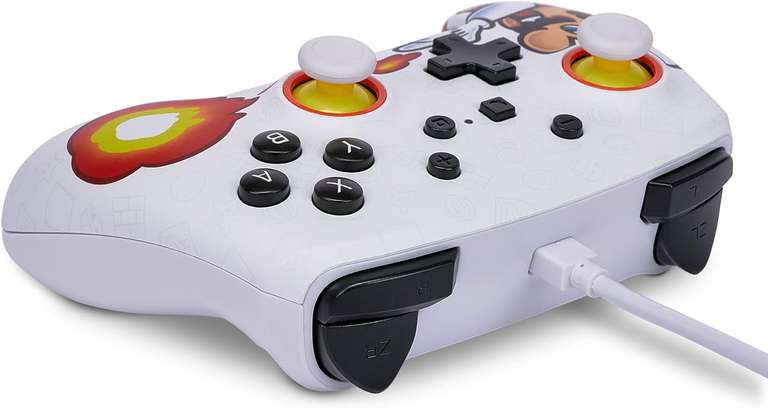 Nintendo Switch Enhanced 3 meter Wired Controller (Mario Fireball) van PowerA voor €14,98 @ Amazon NL