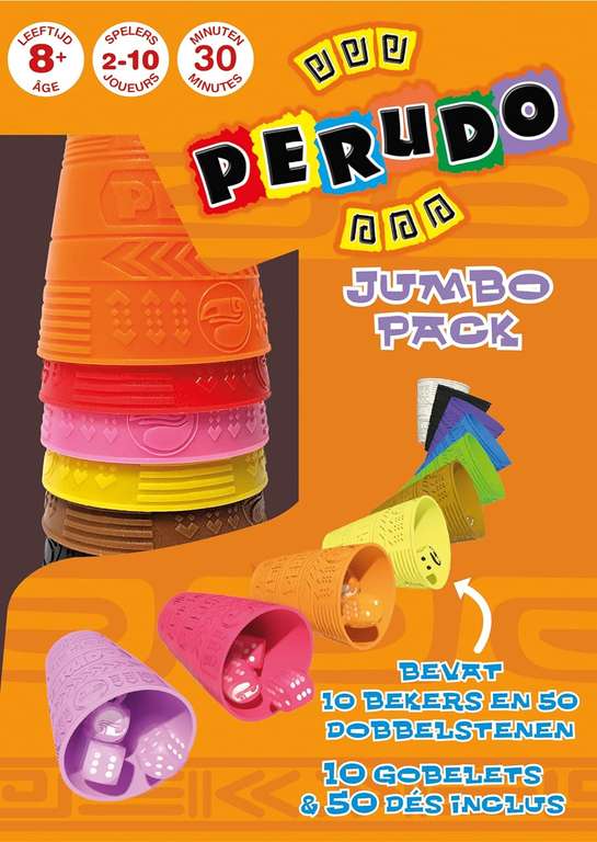 Perudo familiespel dobbelspel jumbo pack voor €18,99 @ Amazon NL