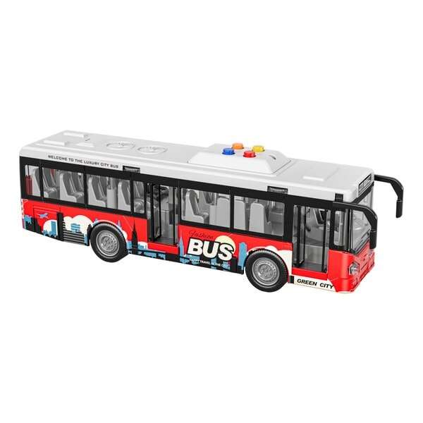 Citybus met licht en geluid (rood of blauw)