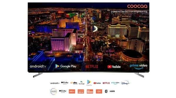 COOCAA 55S8M OLED TV (55", UHD 4K, Android 10.0) voor €599,99 @ Fiduciashop