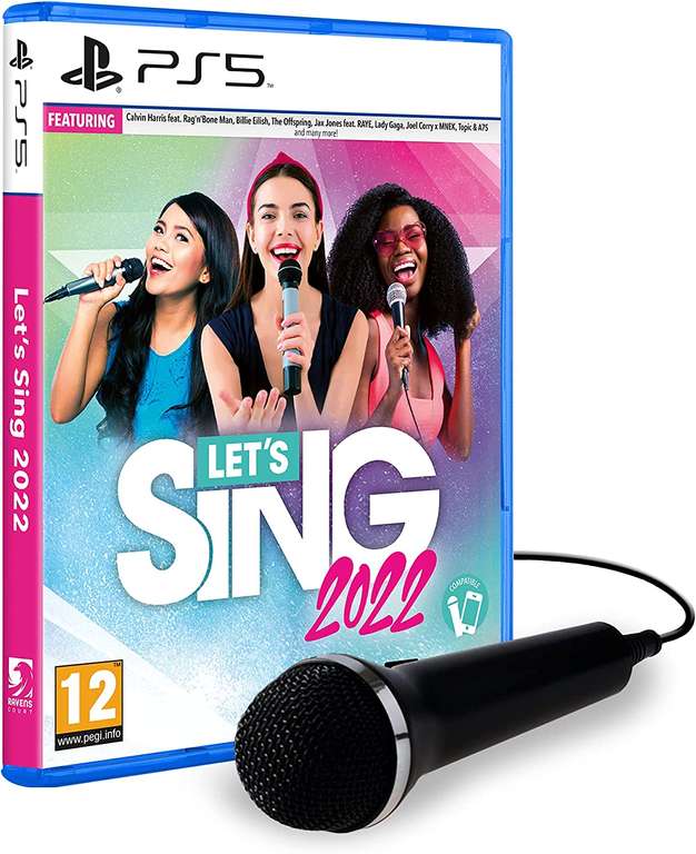 Let's Sing 2022 + 1 Microfoon voor de PlayStation 5