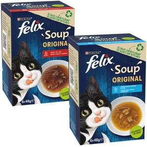 Felix soup 2+1 doosje gratis bij Zooplus