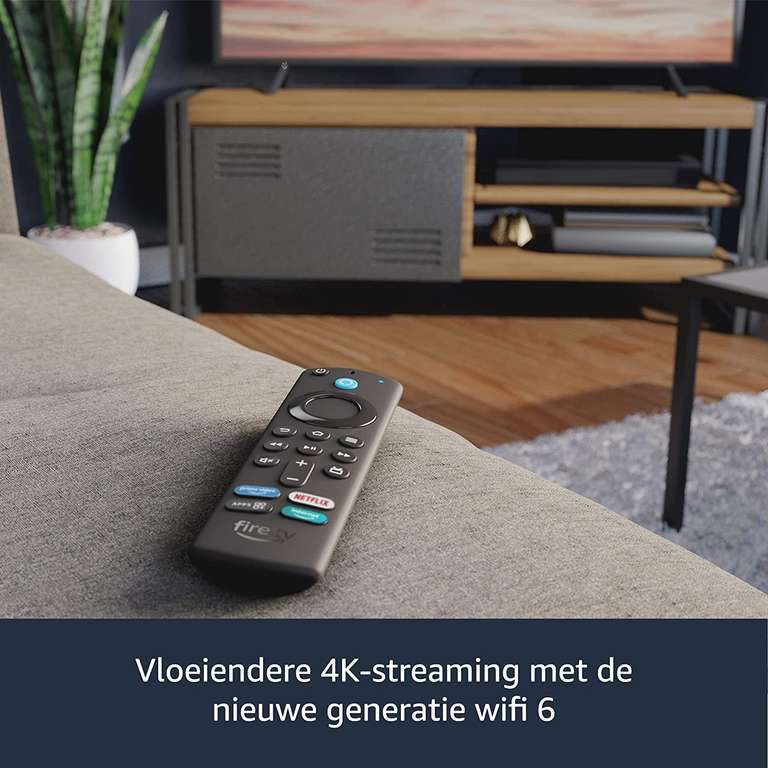 Fire TV Stick 4K Max Internationale versie | streamingapparaat, wifi 6, Alexa Voice Remote (inclusief tv-besturing)