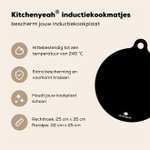 Siliconen inductie kookmatjes (ter bescherming tijdens het koken)