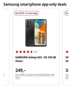 Galaxy A23 en andere Samsung smartphones - App only Mediamarkt