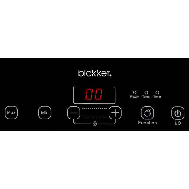 Blokker BL-16302 kookplaat inductie 2.000W van €49,99 naar €39,99 @ Blokker