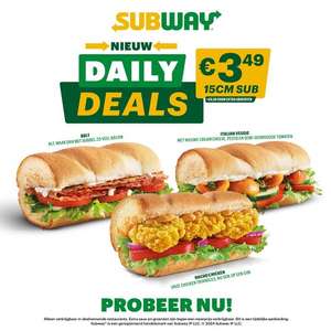 Subway Daily Deals
