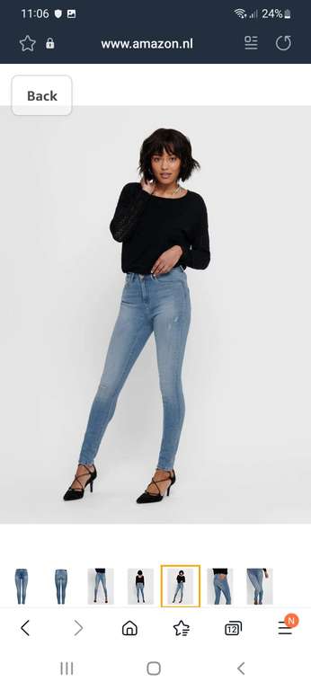 ONLY ladies skinny jeans onlPAOLA HIGHWAIST SK JNS BB AZG809 NOOS