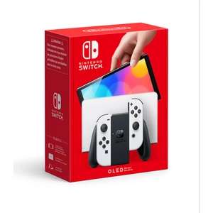 Nintendo Switch console (OLED-model): nieuwe versie, intense kleuren, 7 inch scherm - met een witte Joy-Con