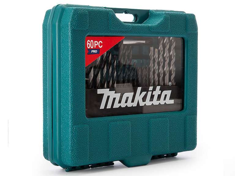 Makita 60-delige Pro Boor- en Bitset in Koffer voor €17,95 incl. verzending @ iBOOD