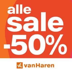 SALE 50% korting @ vanHaren