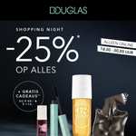 Shopping Night met 25% korting + tot 2 cadeaus @ Douglas