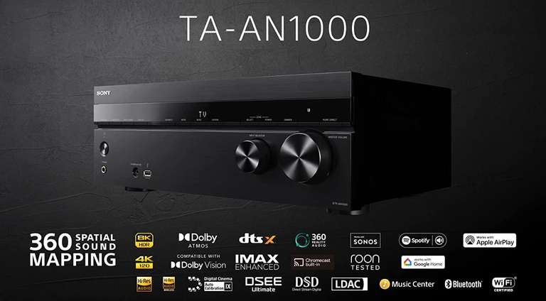 Sony TA-AN1000 (pre order) 7.2-kanaals 8K Versterker