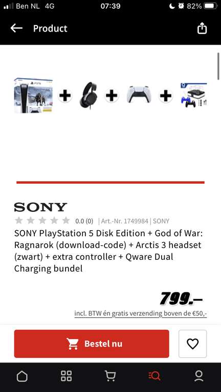 3x PS5 bundels (tijdelijk) online op vooraad