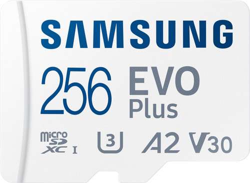 Samsung EVO Plus 256GB microSDXC (512GB voor 39,99)