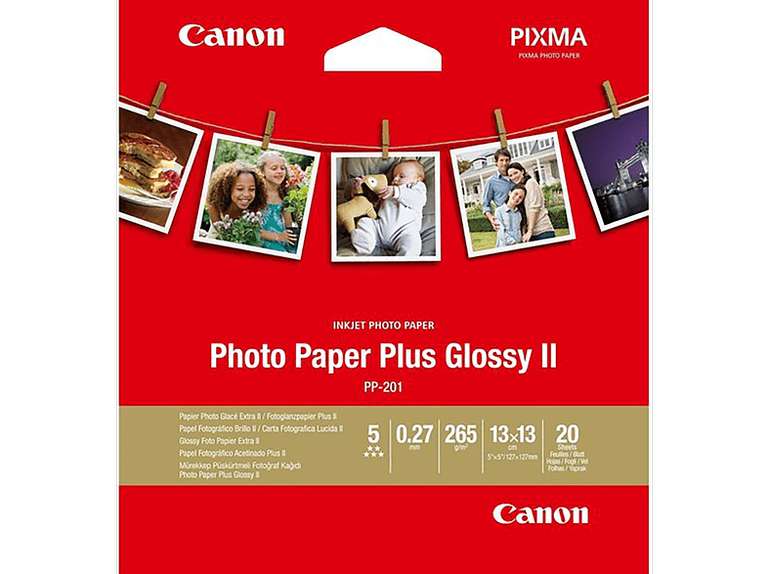 CANON Fotopapier 13x13cm 20 vellen