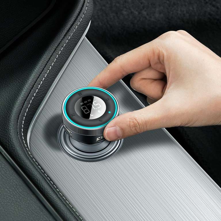 Baseus auto oplader met bluetooth, USB en SD card aansluiting voor €11,15 @ AliExpress