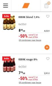 [Grensdeal België] Pauwel kwak bier -50%