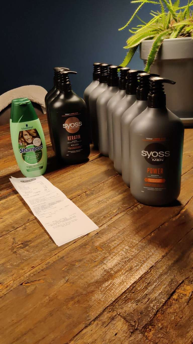 Kruidvat Syoss shampoo grootverpakking (750ml)