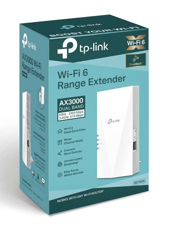 TP-Link RE700X WiFi 6 Versterker