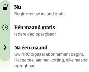 Maand gratis NRC digitaal