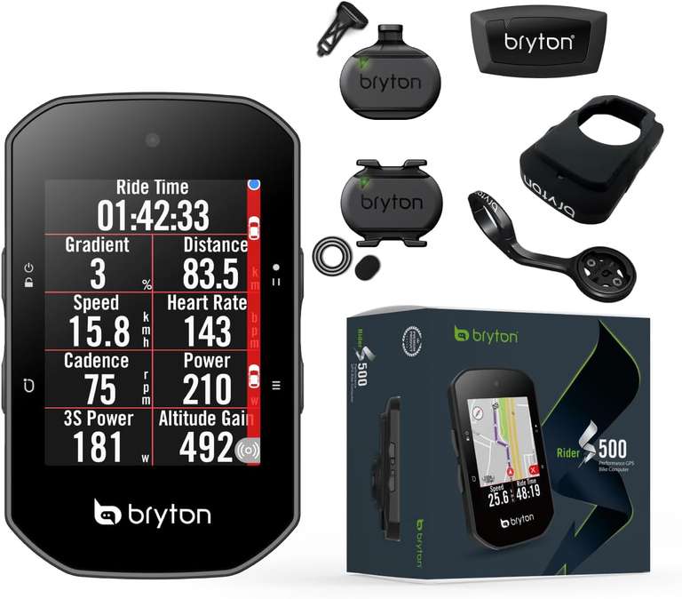 Bryton Rider S500 T GPS Fietscomputer