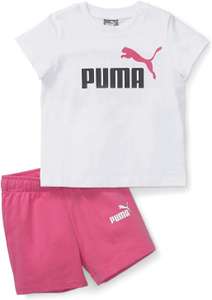 Puma Minicats Tee & Shorts Set Sunset Pink maat 68