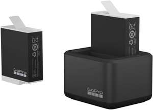 GoPro Dual Battery Charger + 2 Enduro-batterijen (HERO12 Black/HERO11 Black/HERO10 Black/HERO9 Black) - Officieel GoPro-accessoire