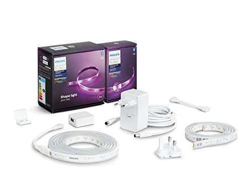 Philips Hue White and Colour Ambient Lightstrip Plus basispakket 2m + 1m bespaar nu 50% op 1 als u 2 koopt