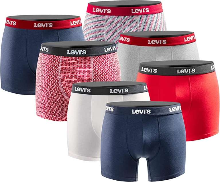 Levi’s boxershorts set van 7 stuks (of 3 stuks)