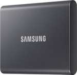 Samsung T7 Portable SSD - 2 TB - USB 3.2 Gen.2 External SSD Titanium Grey voor €128,99 (prijs na €5 december korting)