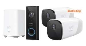 Eufy by Anker Eufycam 2 Duo Pack + Video Doorbell Battery