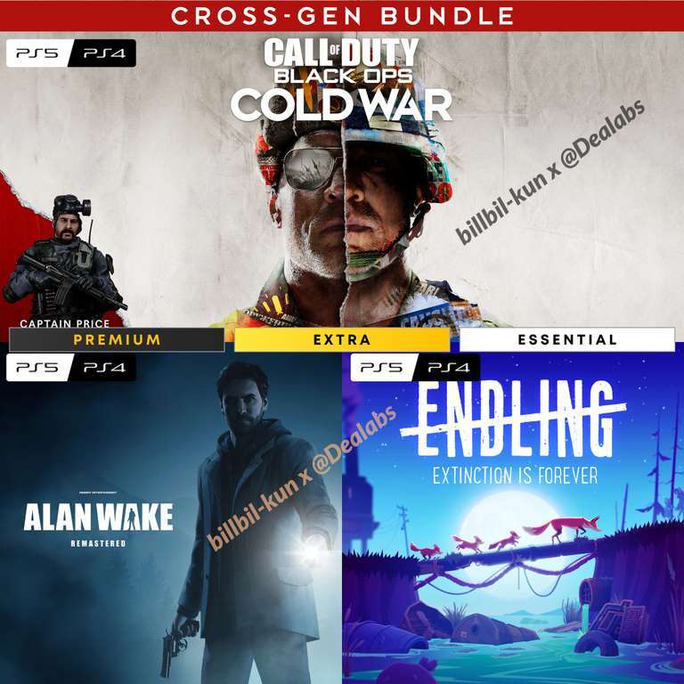 [PlayStation Plus Essential Juli] Call of Duty Black Ops Cold War | Alan Wake Remastered | Endling Extinction is Forever