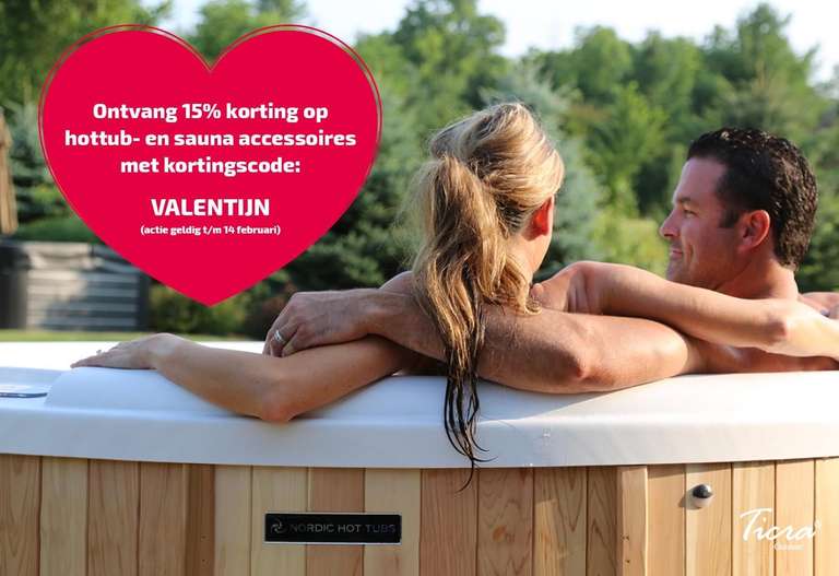 15% korting op hottub- en sauna accessoires