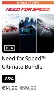 PS4: Need for Speed Ultimate Bundle (PS Store)