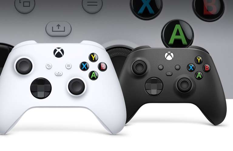 Xbox Series Wireless Controller Zwart of Wit @ Microsoft Duitsland