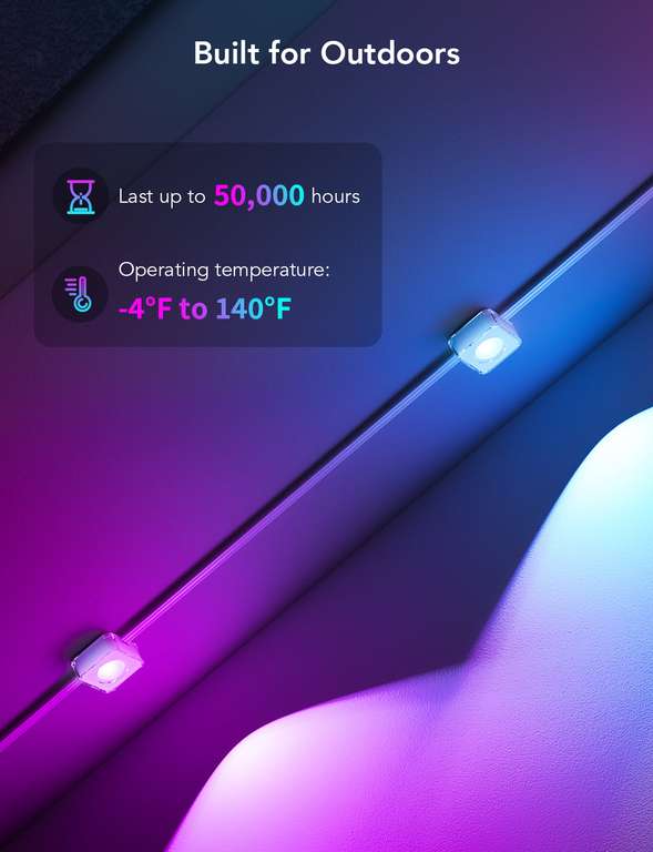 Govee RGBIC LED buitenverlichting (15m) voor €139,99 en 30 meter voor €199,99 @ Govee