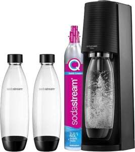 SodaStream TERRA Megapack- zwart- Incl. Quick Connect Koolzuurcilinder - Met 2 herbruikbare plastic flessen