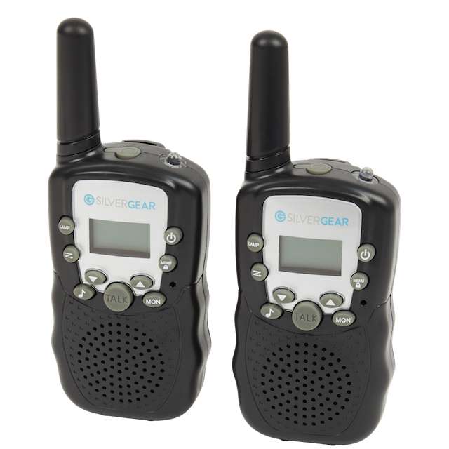 Action: Silvergear walkie-talkie-set (2 stuks)