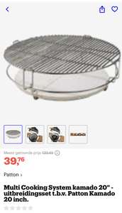 [bol.com] Multi Cooking System kamado 20" - uitbreidingsset t.b.v. Patton Kamado 20 inch. €39,76