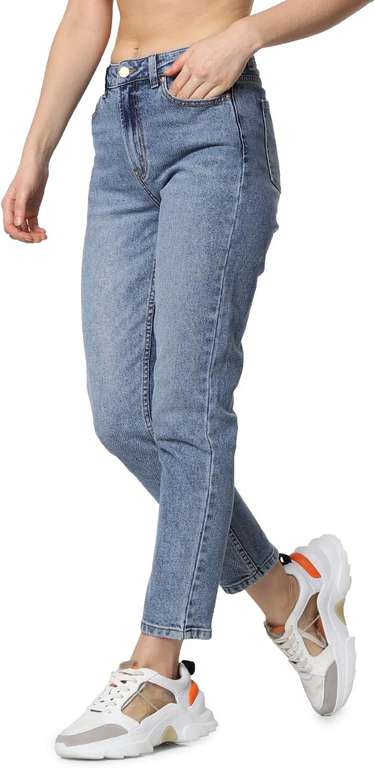 ONLY cropped straight fit jeans