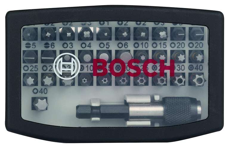 Bosch Professional 32-delige Schroefbitset Extra Hard (PH-, PZ-, Hex-, T-, TH-, S-Bit, Accessoires Boormachines en Schroevendraaiers)