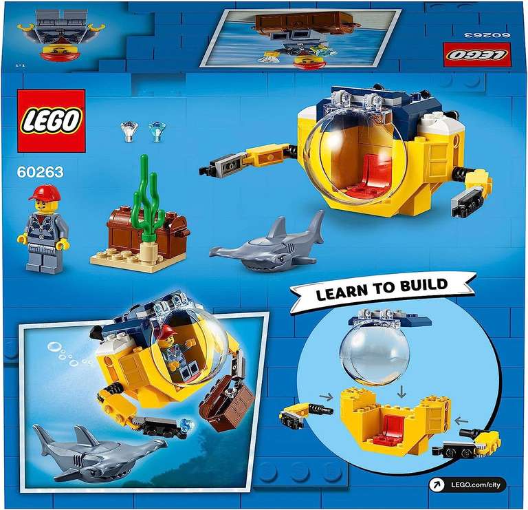 Lego City 60263 Oceaan Mini Duikboot (oude set uit productie) Laagste prijs