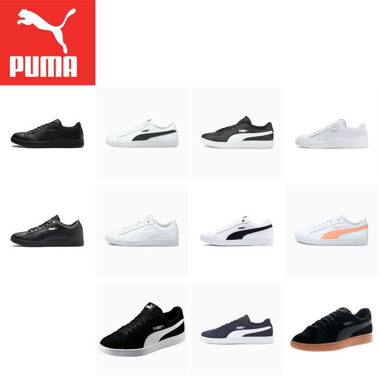 PUMA Smash sneakers: 25% extra korting = €28,46 / €29,96