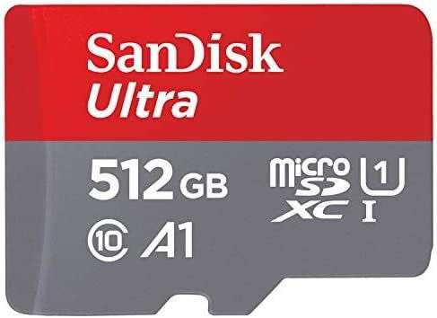 Sandisk 512GB micro sd kaart