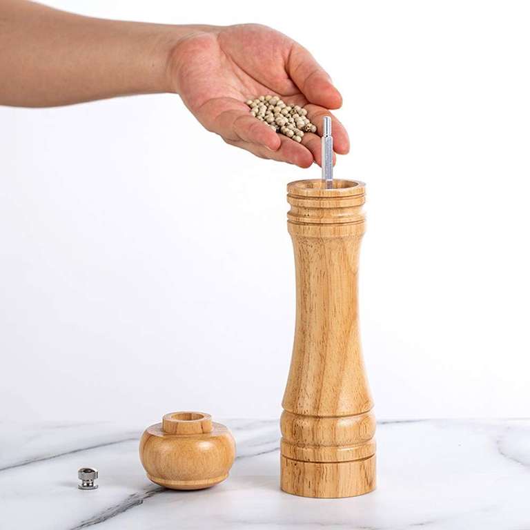 Binhai Houten pepermolen set voor €16,14 @ Amazon NL
