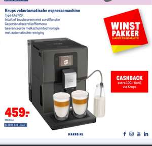 Krups intuition preference ea872B volautomatisch espressomachine